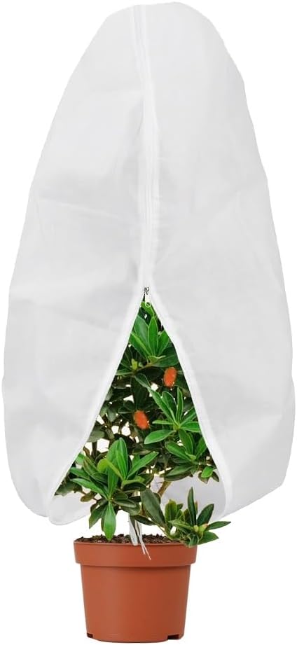 Plant Covers Freeze Protection Winter Reusable Plants Jacket Frost Blanket Warm Reusable Plant Cover Bags for Winter Frost Sun Outdoor Garden Plants Protection — LucyPhy